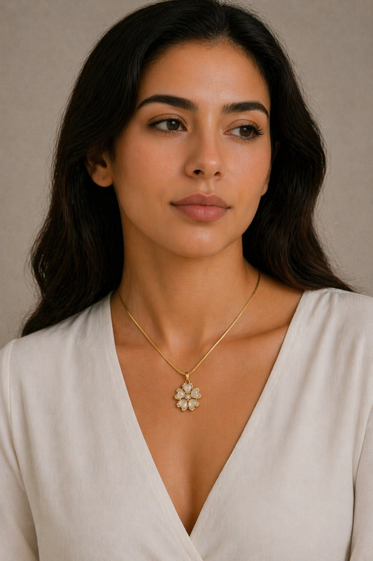 Snow Petal Pendant