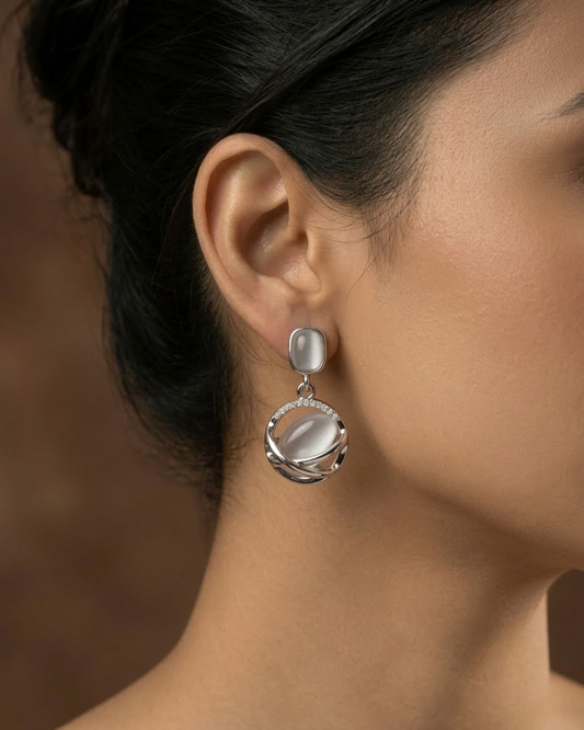 Crystal Drop Elegance Earrings
