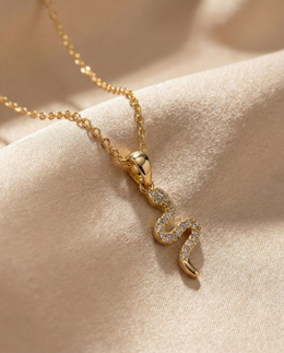 Serpentine Spark Minimal Pendant