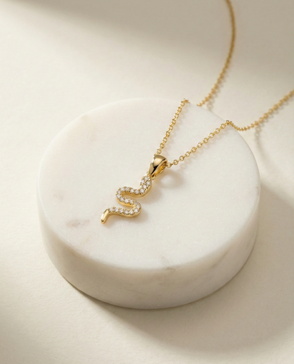 Serpentine Spark Minimal Pendant