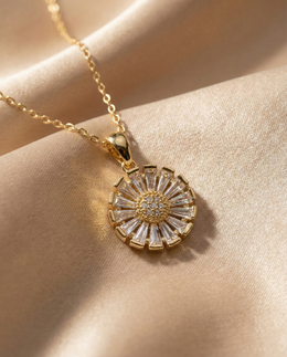 Aurora Radiance Medallion Pendant