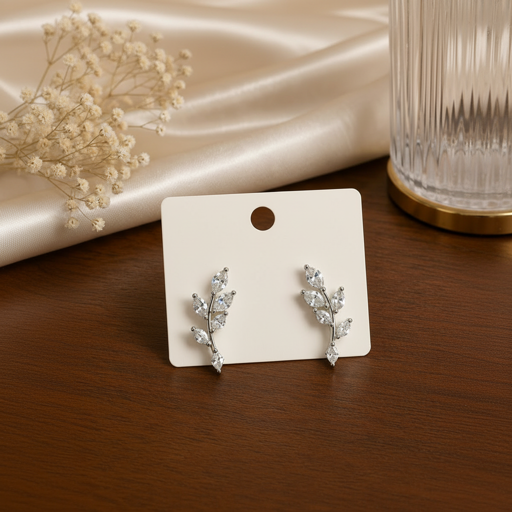 Leaf Drop Earrings