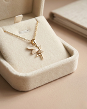 Blush Flutter Charm Pendent