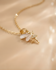 Blush Flutter Charm Pendent