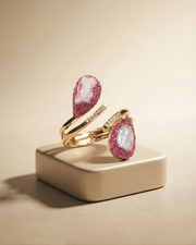 Blush Glam Druzy Cuff Bracelet