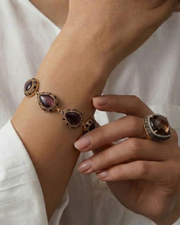 Royale Teardrop Bracelet with ring