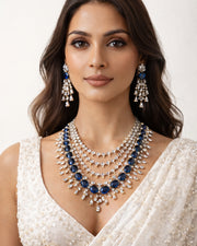 Sapphire Veil Set