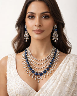 Sapphire Veil Set