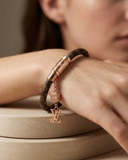 Monogram Lock Cuff