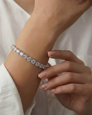 Celeste Spark Tennis Bracelet