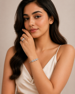 Elan Vintage Spark Bracelet with Luxe Glow Ring