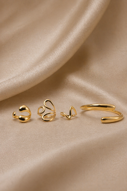 Royal line bracelet with 3 rings