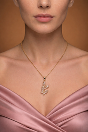 Celeste Crystal Bloom Pendant