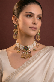 Shahi Virasat Pearl Haar Set