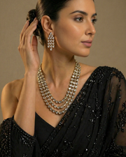 Royale Kundan layered necklace set