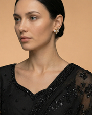 Pearl Whisper Butterfly Studs