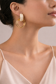 Halo Drop Earrings