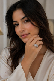 Imperial Luxe Halo Band Ring