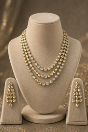 Royale Kundan layered necklace set