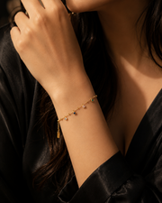 Multi-Stone Charm Bracelet