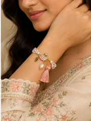 Lotus Grace Rakhi & Lumba Set