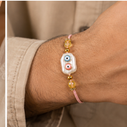 Blossom Nazar Rakhi & Lumba Set