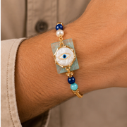 Celestial Nazar Rakhi & Lumba Set