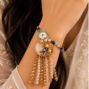 Celestial Nazar Rakhi & Lumba Set