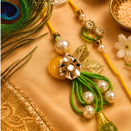 Sunflower Bloom Lumba & Rakhi Set