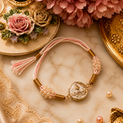 Vintage Pearl Royale Rakhi