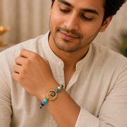 Royal Peacock Pearl Rakhi
