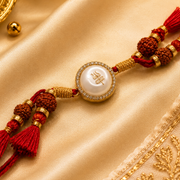 Divine Trishul Rudraksha Rakhi