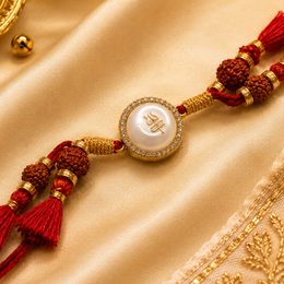 Divine Trishul Rudraksha Rakhi
