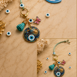Evil Eye Protection Bag Charm Lumba