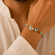 Evil Eye Charm Rakhi Bracelet