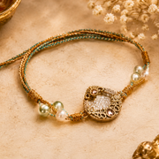 Pearl Elegance Designer Rakhi