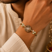 Pearl Elegance Designer Rakhi