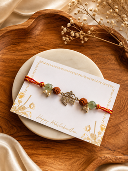 Shri Ram Rudraksha Blessing Rakhi