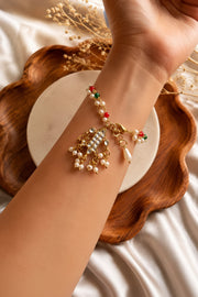 Heritage Pearl Charm Rakhi lumba