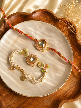 Emerald Royale Lumba & Rakhi Set
