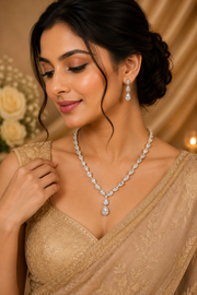 Celestial Teardrop Necklace Set