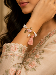 Lotus Grace Rakhi & Lumba Set