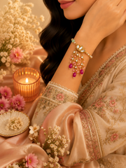 Shagun Lotus Rakhi & Lumba Set