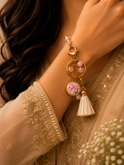 Blush Bloom Lumba Keychain Rakhi