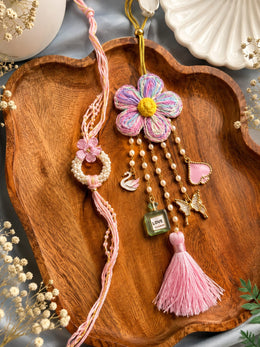 Blooming Love Rakhi Set
