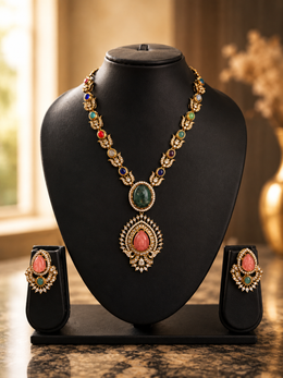 Navrang Royale Pendant Necklace Set