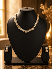 Regal Radiance Crystal Necklace Set