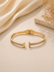 Crystal Open Cuff Bracelet