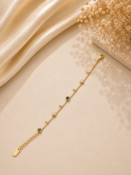 Multi-Stone Charm Bracelet