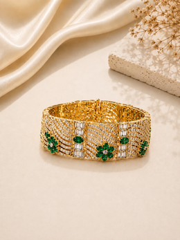 Emerald Royale Statement Bracelet